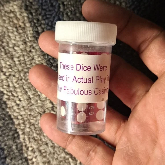ARIZONA CHARLIES Las Vegas non matching actual play dice set collectable - Picture 4 of 5